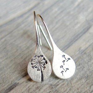 🎁Vintage Dandelion Carved Drop Fashion Earring for Women, EVGG1031